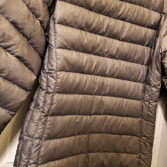 Size Small Go Lite Gray Down Feather Puffer Jacket - Picture 5 of 10
